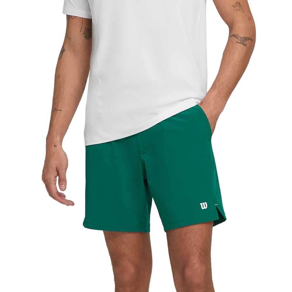 WILSON Short Homme Team Short Courtside 7" Vert PE 2024