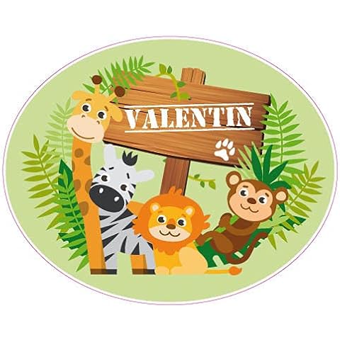 Sticker Personnalisable Jungle Adzif Cover