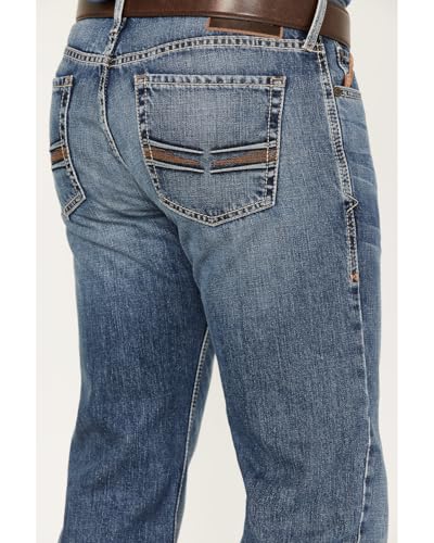 ARIAT Men's M7 Branson Merrick Medium Wash Slim Straight Jeans - 10040498 33W x 32L US4