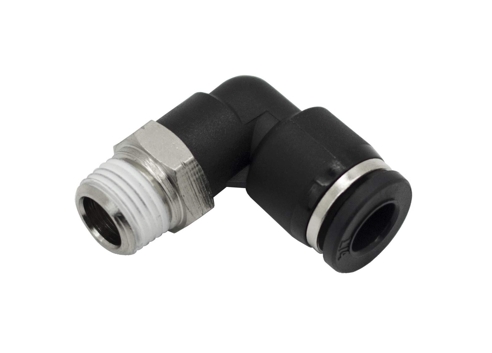 Buy Push to Connect Air Fitting, Male Elbow 1/4 Inch Tube OD x 1/8