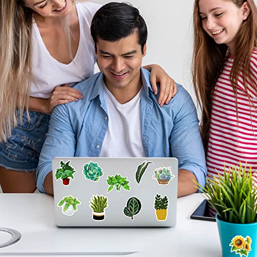 Image of Stickers for Water Bottles 200 Pcs VSCO Sticker Packs Flower and Plant Theme Waterproof Vinyl Decals Aesthetic Stickers for Kids Teens Adult for Phone Chrome Books Scrapbook Laptops Cup Binders Moped