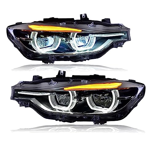 Car Accessories Led Headlight Assembly Compatible With BMW 3 Series F30 F35 318 320 325 328M 330 335 2013-2018(Replace Halogen)