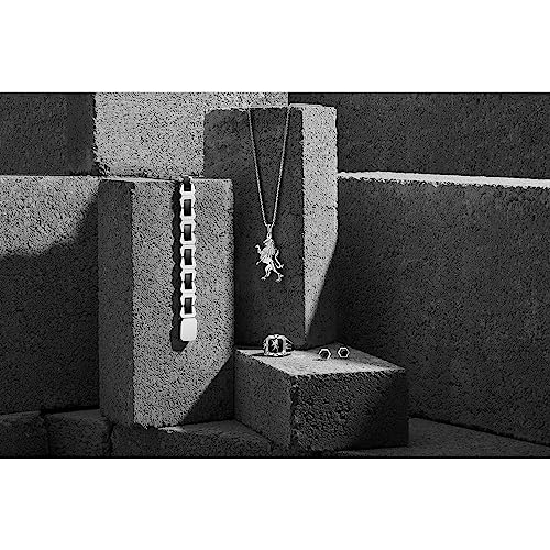 Bulova Men's Jewelry Icon Stainless Steel and Black Ceramic4