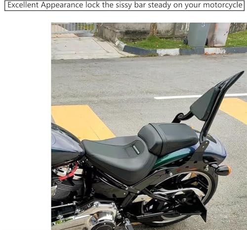 Sissy Bar dossier passager détachable pour moto Harley Softail modèles 2006 à 2012
