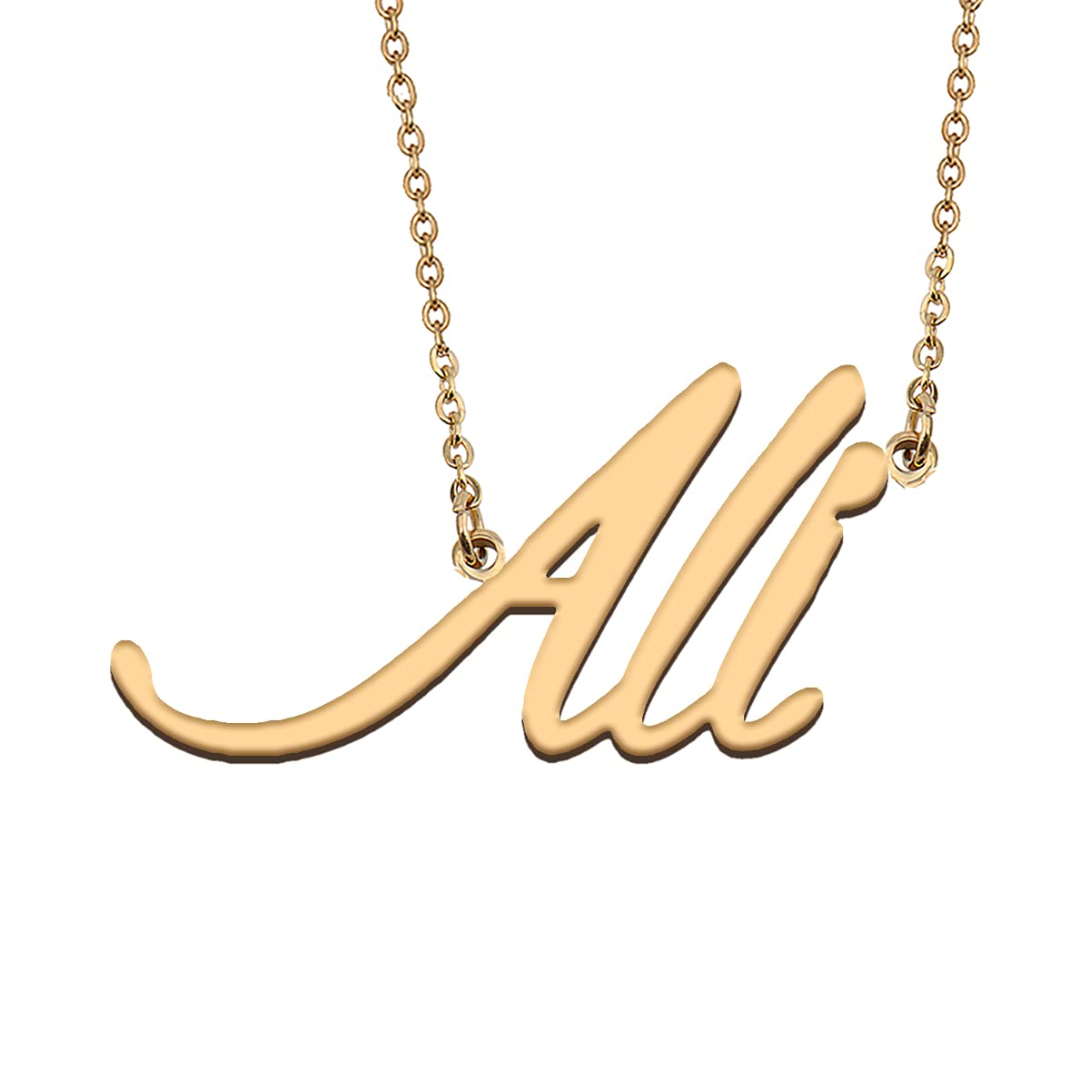 HUAN XUNPersonalized Name Necklace for Women Custom Initial Pendant Custom Name Jewelry Gift for Mother Day