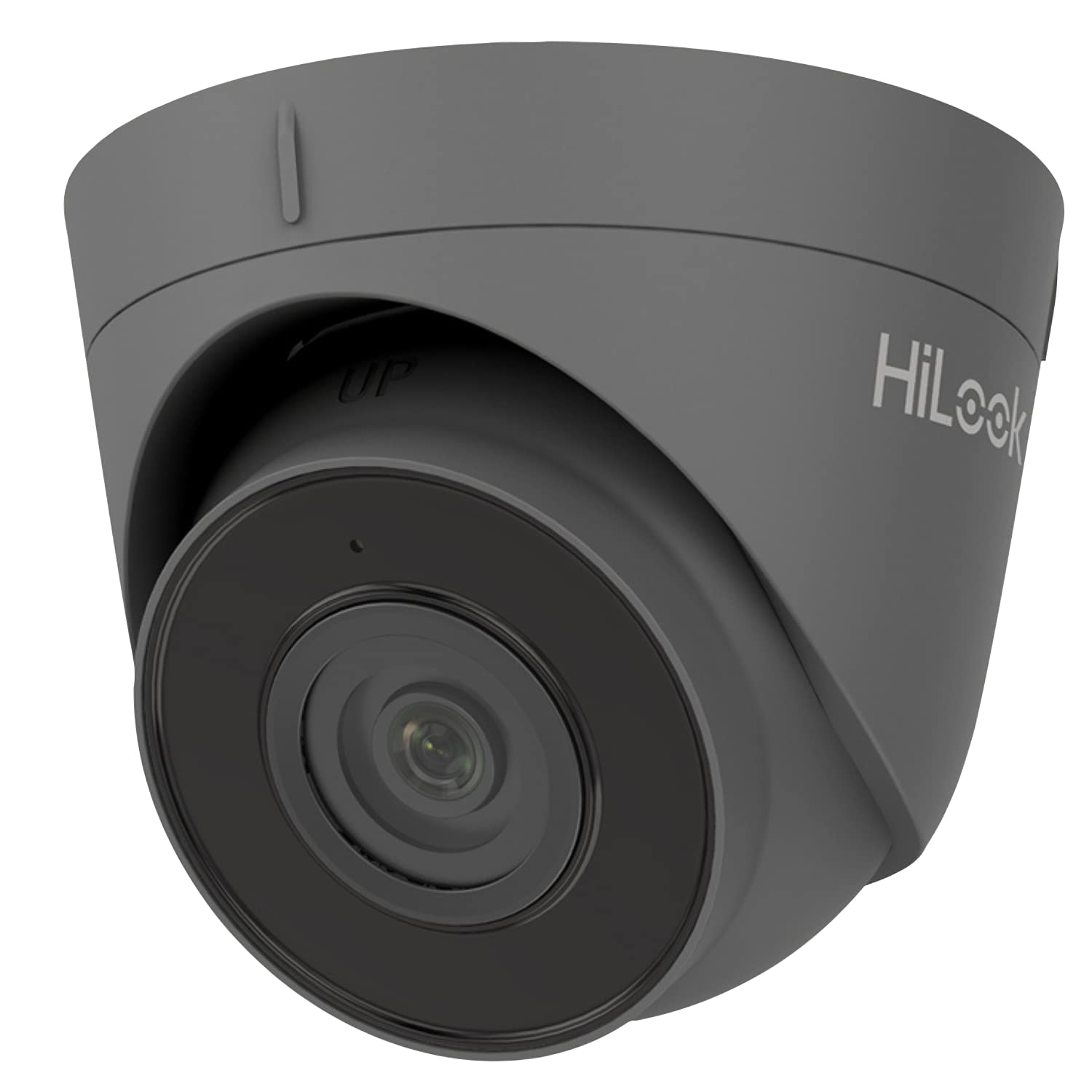 HiLook IPC-T280H-UF 4MM 8MP 4K Turret IP Newtwork Camera with Audio - GREY