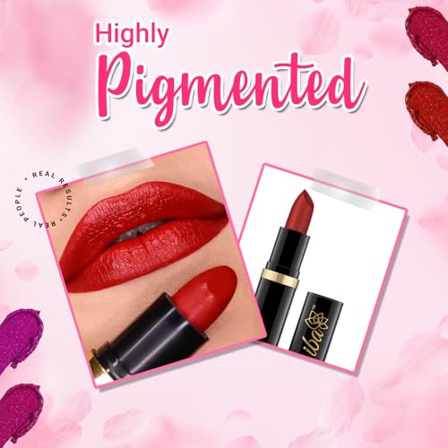 Image of Iba Pure Lips Moisture Rich Set of 2 Lipsticks for Women- Nude Love (A45 Glossy Natural & A46 Spicy Nude) (2 X 4g) | High Glossy, Creamy Finish & Smooth Texture | Hydrated Lips | Enriched with Vitamin E, Coconut Oil & Shea Butter | Intense Colour & Highly Pigmented | Lip Makeup