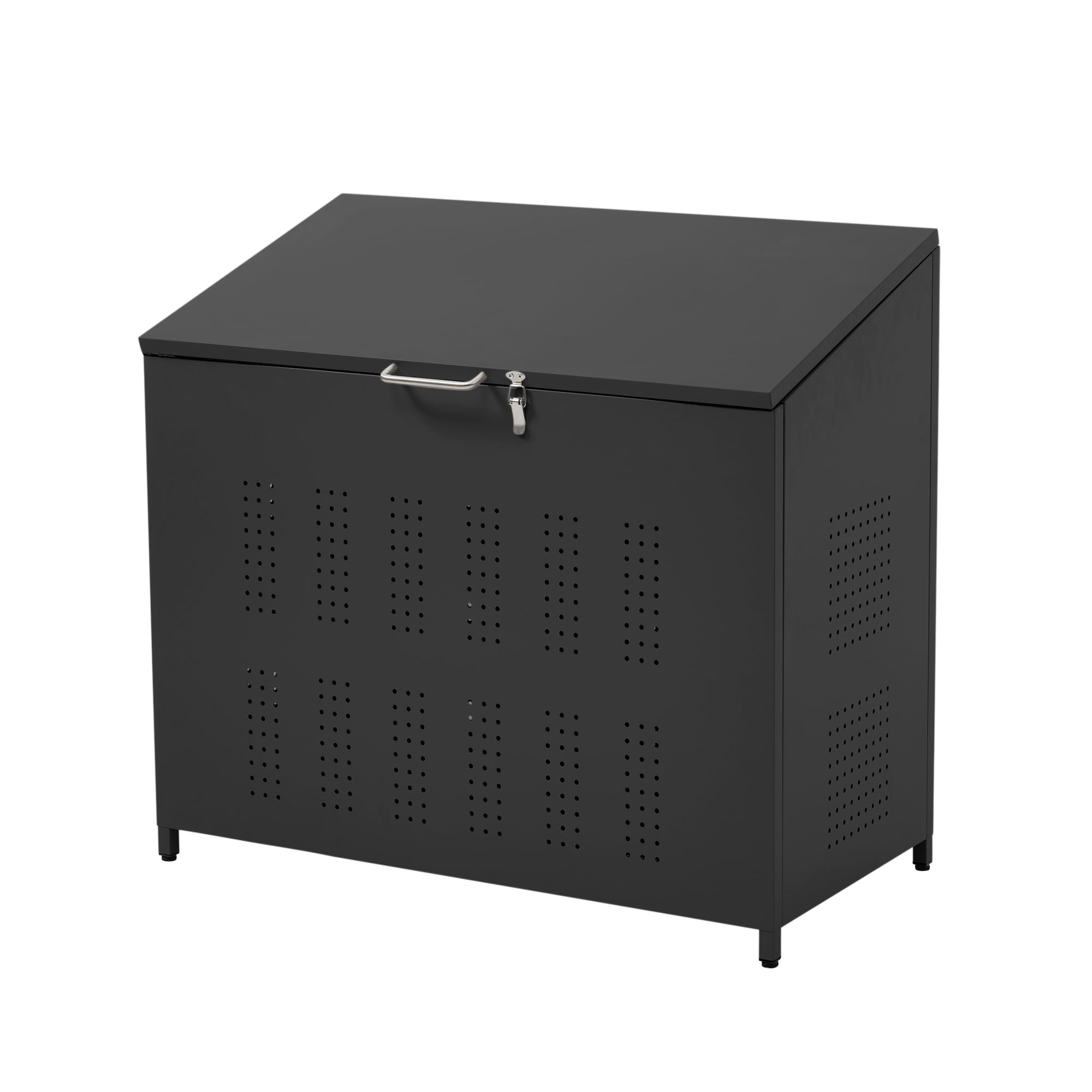 Amazon.co.jp: 屋外用 ゴミ箱 ふた付き 大容量 210L/280L/350L カラス