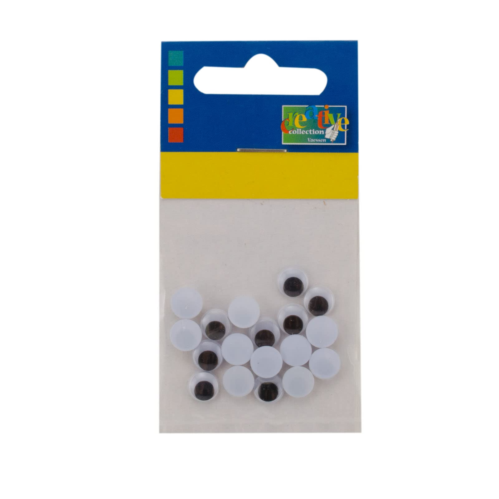 CPT 6671200 - Pegatinas De Ojos Ondulados, Color Blanco Y Negro