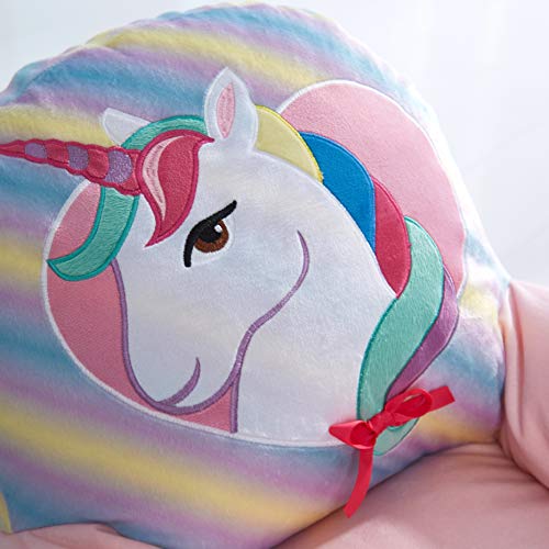 Image of JoJo Siwa Rainbow Plush Structured Bean Bag Chair