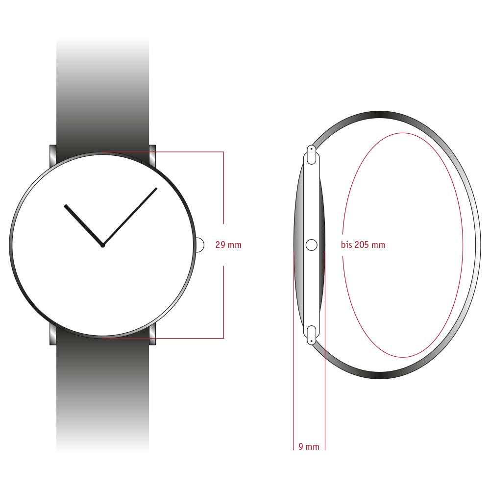 Dugena Amica Ceramica - Reloj de Cuarzo para Mujer, Caja de cerámica de 29 mm, Color Blanco y Oro Rosa, Elegante y clásico