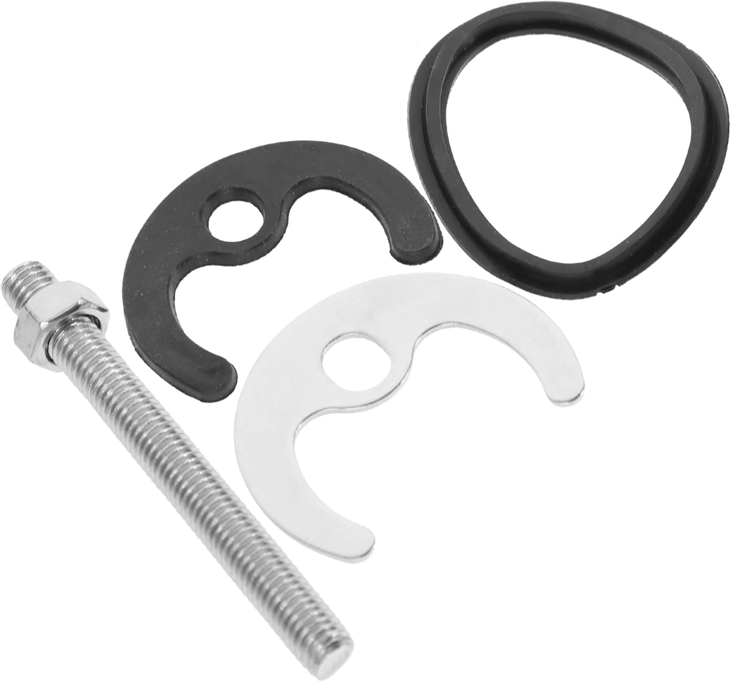 HEMOTON 2 Sets Horseshoe Mounting Accessories Faucet Foam Sprayer Car Wash Nozzles Multi Fasteners Washers Spout Kitchen Sink Tap Automatic Kitchen Tap Stop Removal Taps Ms Stainless Steel