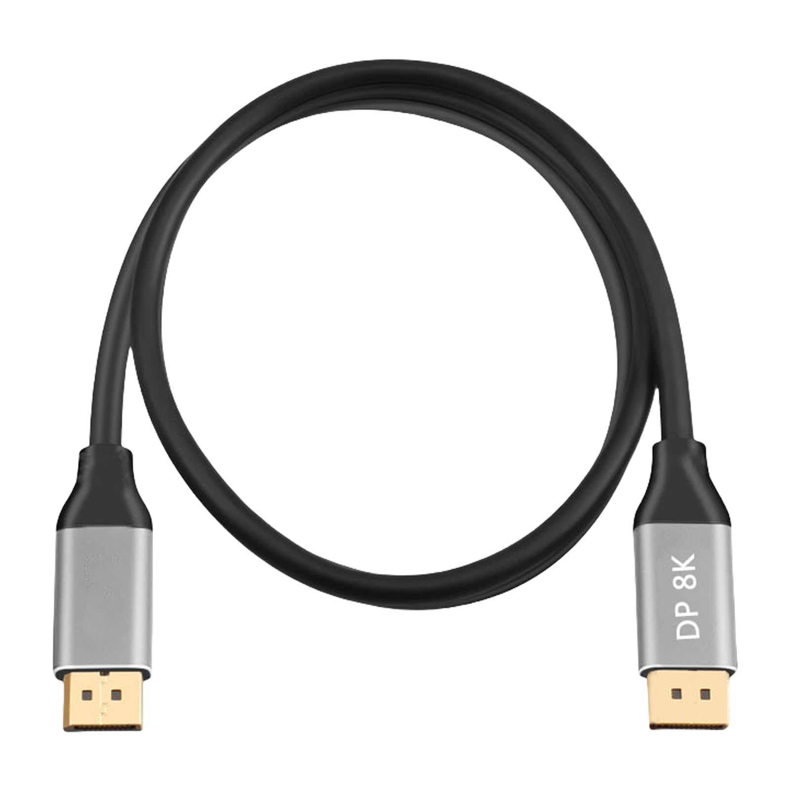 ljhnba 8K DisplayPort Cable Wire 100/200/300cm Long DP1.4 with Gold Plated Ends Enhancing Transmission and Durability