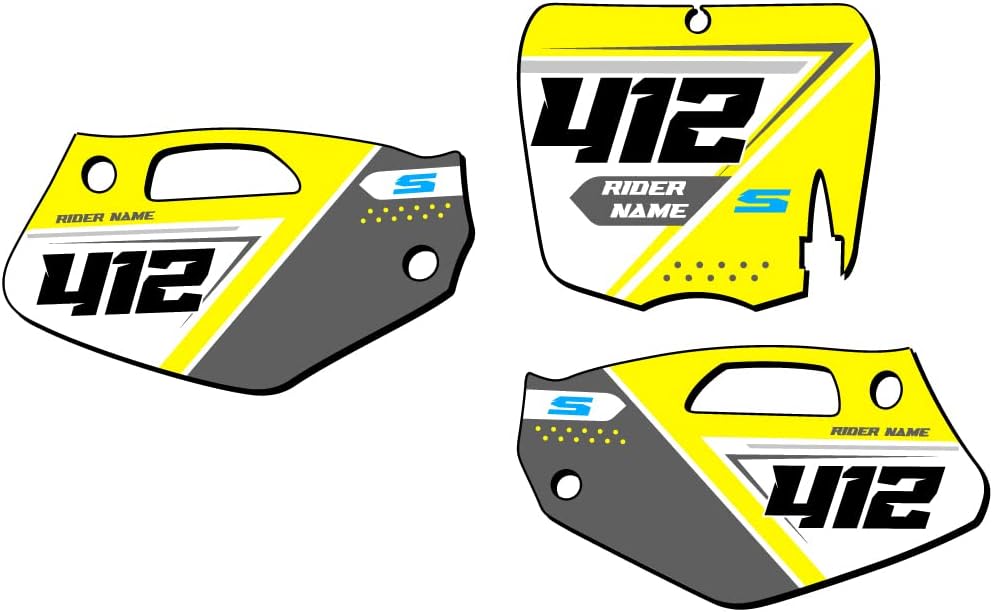 14-21 JR / P3 CX 50 SG65 Custom MX Number Plates Senge Graphics Kit Compatible with COBRA