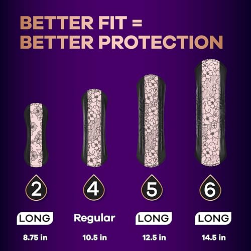 Always Discreet Boutique Incontinence Pads, for Bladder Leaks, Moderate Absorbency, Regular Length, 144 Count (3 Packs of 48) - image 7