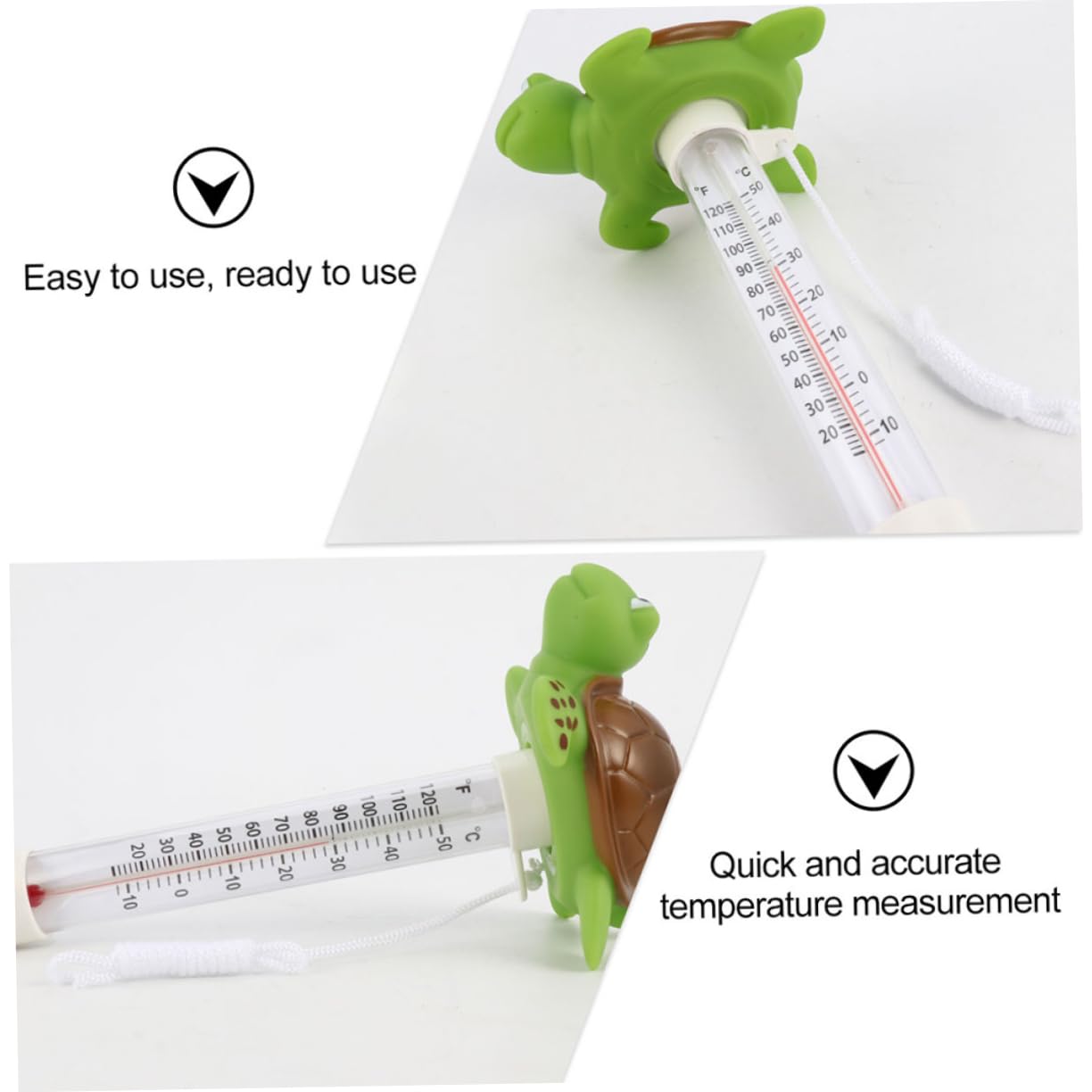 TOYANDONA 4 Set Termometro Per L'acqua in Fenicottero Galleggiante Termometro Per Vasca Idromassaggio Per La Temperatura Della Piscina Acqua Vasca Plastica 2 Pezzi*4