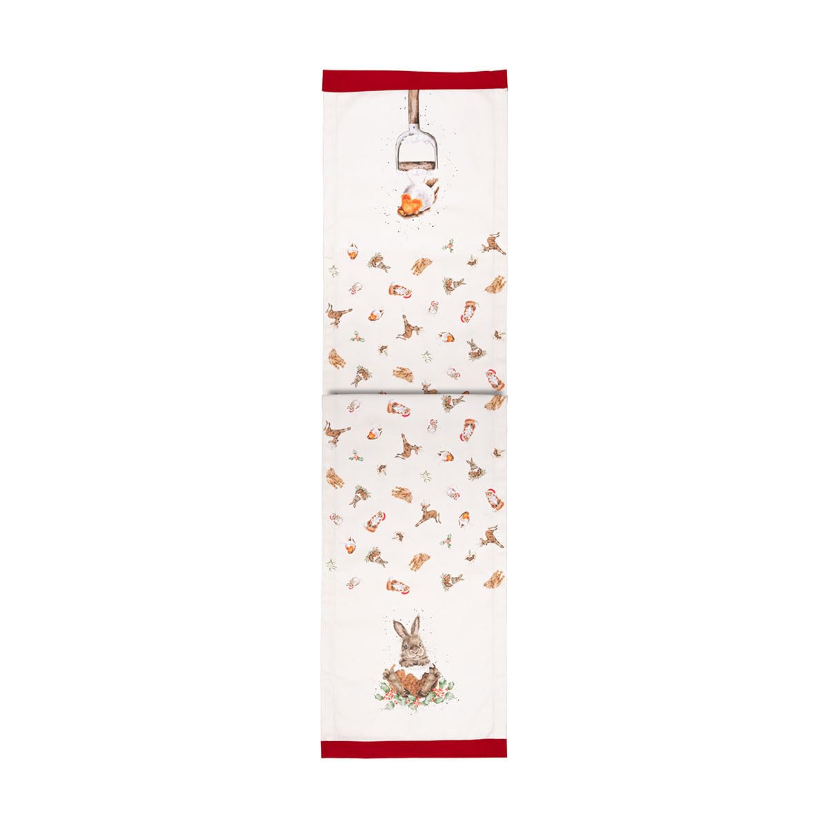 Wrendale Designs Chemin de table en tissu motif animal de Noël