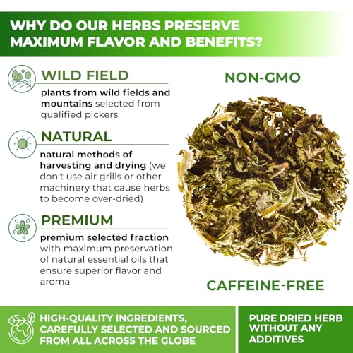 Image of 4 oz. Motherwort Tea Dried Motherwort Herb Tea (Leonurus Cardiaca) - 113g Leonurus Cardiaca (Cola De Leon)