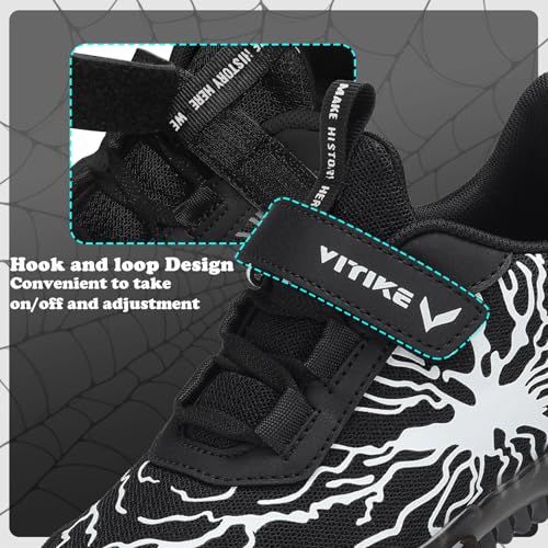 Image of VITUOFLY Boys Girls Sneakers Kids Mesh Lightweight Running Tennis Shoes