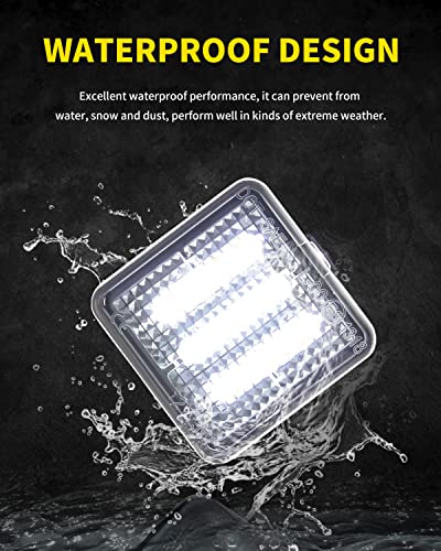 Image of LED License Plate Lights Bright White Tag Lamp Assembly Replacement Compatible with Toyota 2016 2017 2018 2019 2020 2021 Tacoma & 2014-2021 Tundra Pickup Truck, Pack of 2