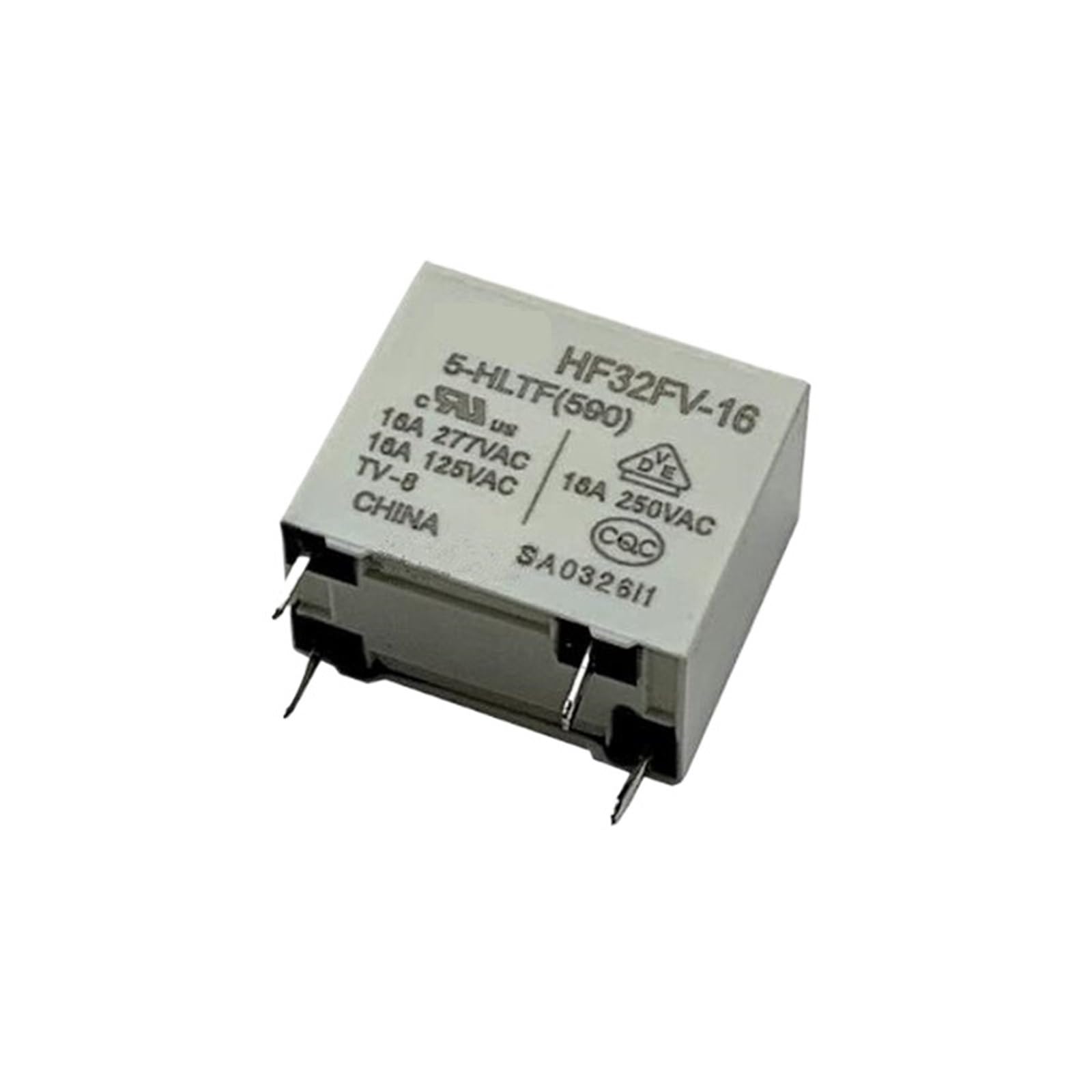 Relais 5V DC 16A 4PIN HF32FV-16 5-HLTF590 commutateur carte