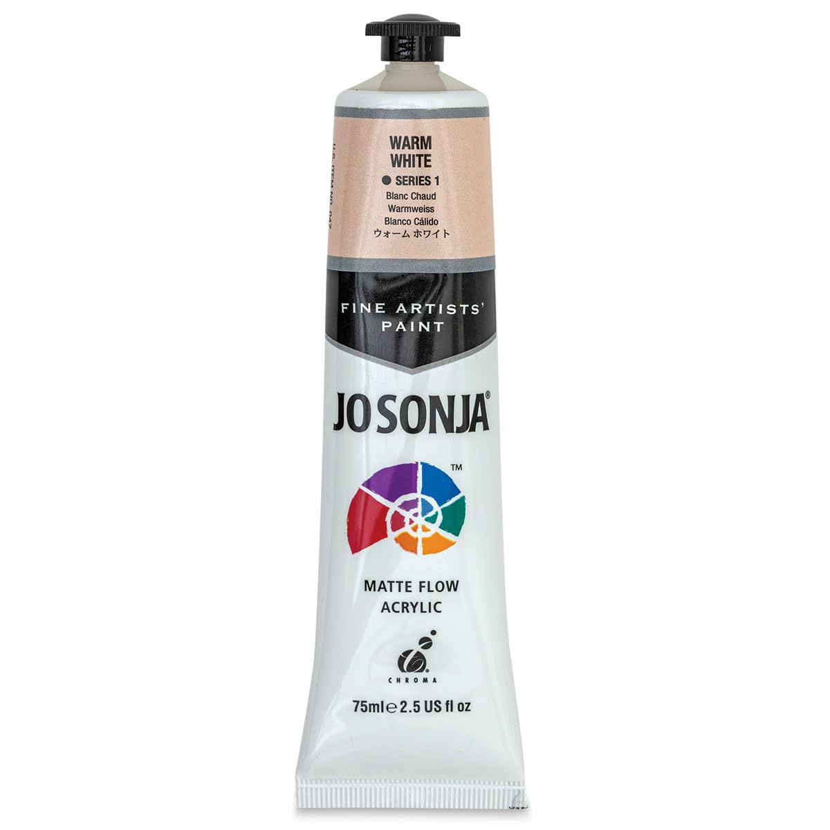 Jo Sonja's Artist Acrylic - Warm White, 2.5 oz Tube