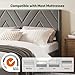 Softa Queen All-in-One Adjustable Bed Frame with Upholstered Bed Frame Headboard, Electric Bed with Remote Control and Whisper Quiet Motor, 10-Year Warranty