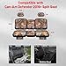 StarknightMT UTV Defender Seat Cover - Waterproof Dustproof Seat Covers Compatible with Can Am Defender DPS MAX 6X6 PRO 2016-2025 Split Bench Seat Covers Defender Accessories (Maple Leaf Yellow)