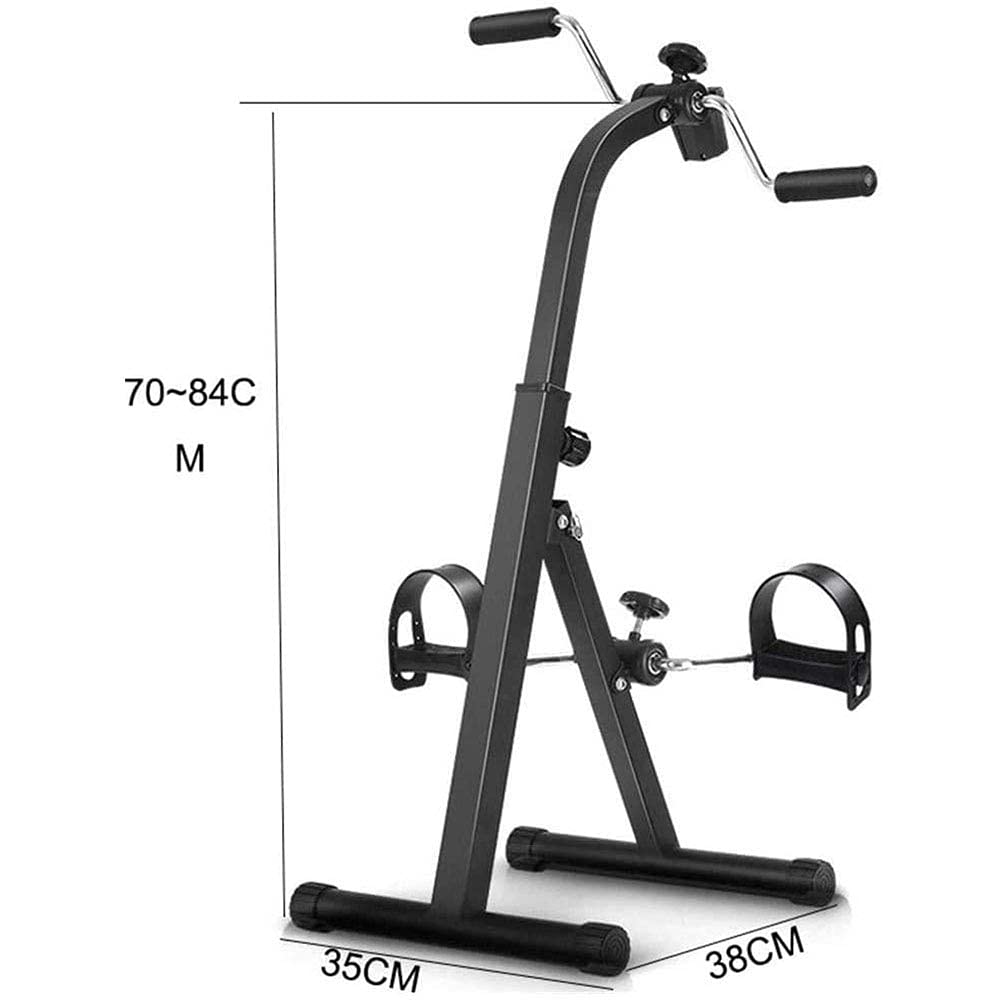 Pedaliera Pieghevole per Anziani, Bicicletta Riabilitativa con Monitor LCD, Attrezzatura Fitness per Palestre Domestiche, Cyclette per Esercizi di Riabilitazione DEG
