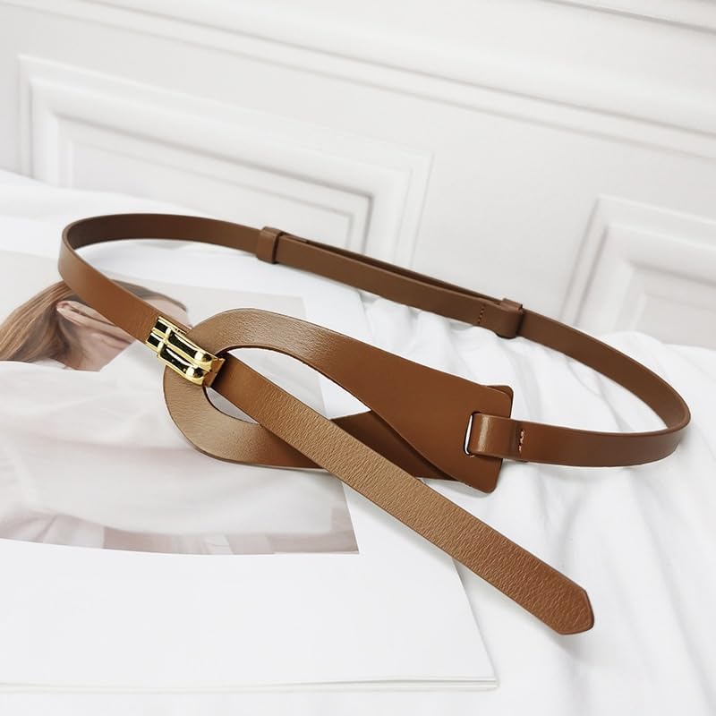 Genuine Leather Waistband Decoration Dress Versatile Waist Belt Women's Small Belt2