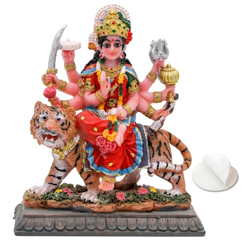Estatua pequeña de Maa Durga 4.1 pulgadas