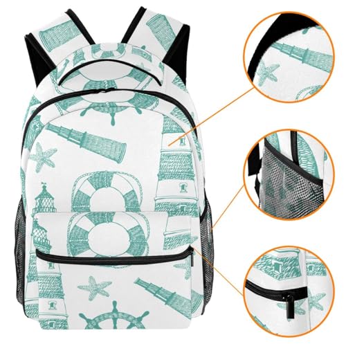 Sac à dos d'école pour adolescentes et garçons multicolore - 3