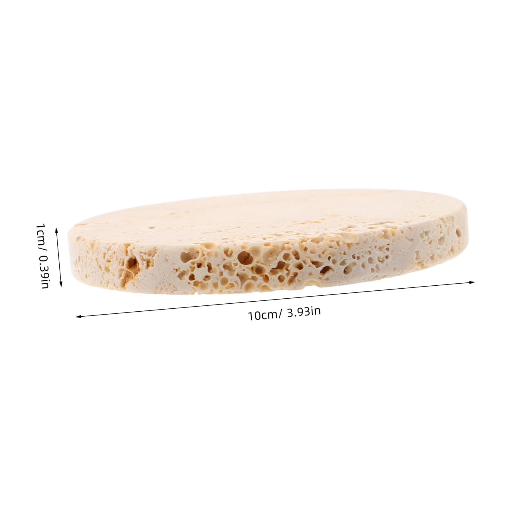 IMIKEYA 4 Piezas Posavasos Redondos de Piedra para Mesa Posavasos Japoneses Antideslizantes para Escritorio Cocina y Decoración del Hogar para Bebidas