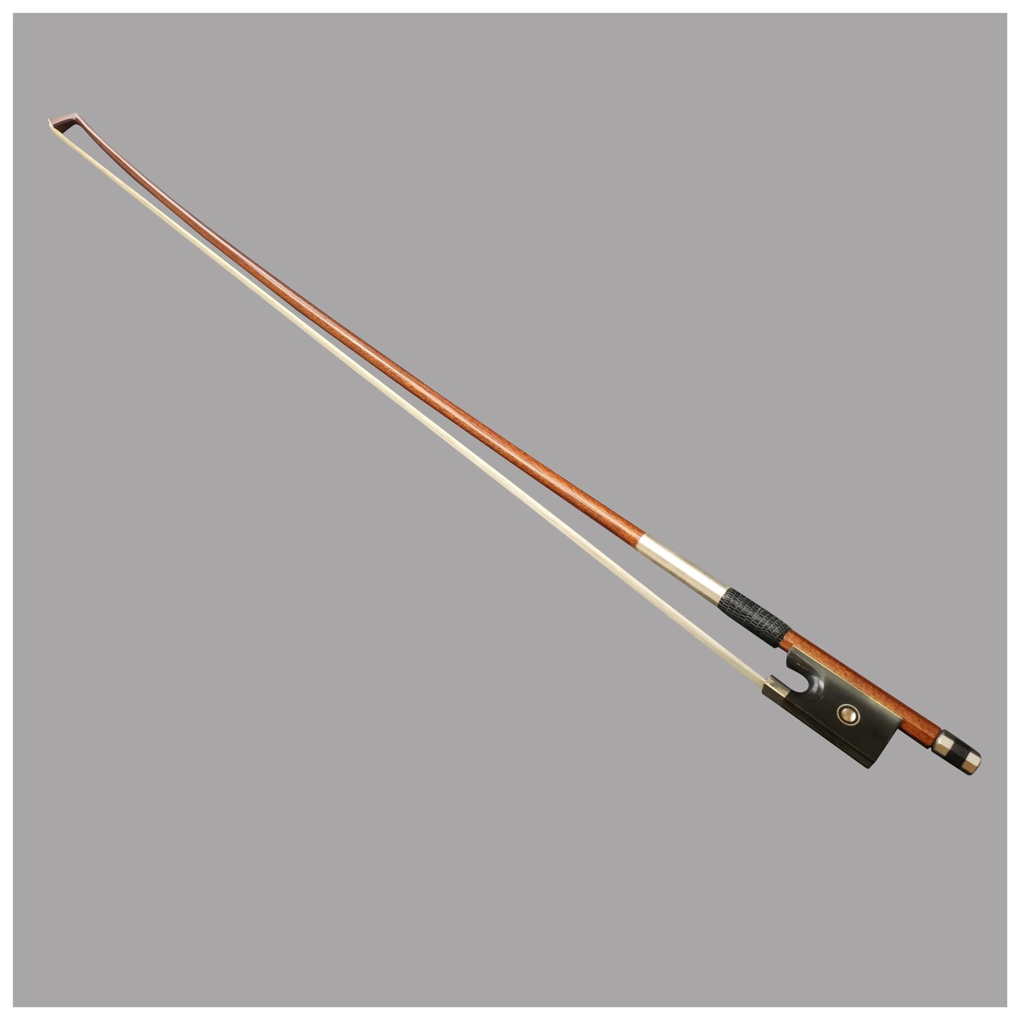 Pelle di legno Fibra di carbonio 4/4 Arco di violino Crine di cavallo bianco Rana di ebano Accessori for parti di violino 3/4 1/2 1/4(1 2 one pc)