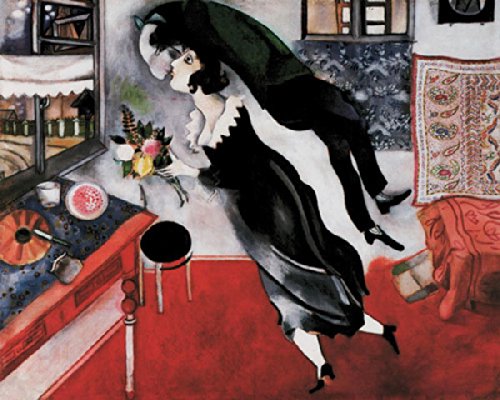 Amazon.com: Birthday by Marc Chagall Romantic Couple