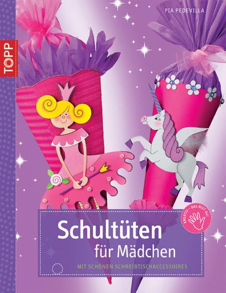 Schultüten für Mädchen: Mit schönen Schreibtischaccessoires...