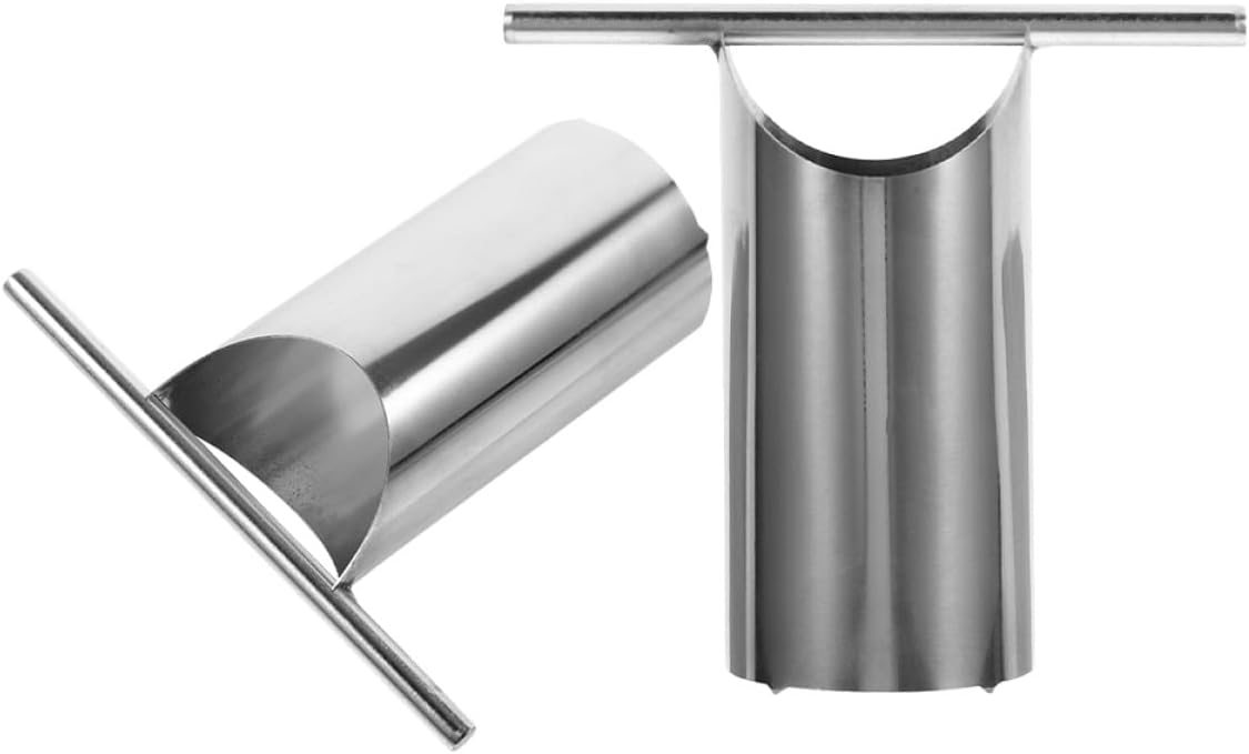 2pcs Watermelon Corer and Hole Cutter Set Stainless Steel Metal Fruit Puncher Tools Kitchen Supply for Melon Core Removal at Home and Outdoor Use