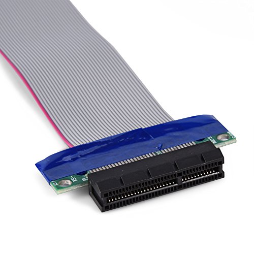 Acouto PCI  Professional 1X a 16X con Conector Macho a Hembra Tarjeta Gráfica VGA Cable Extendido a una Computadora o Al Ca Cable PlanoCable PlanoCable de Extensión PCICinta PCI ( E 4X a 4X)