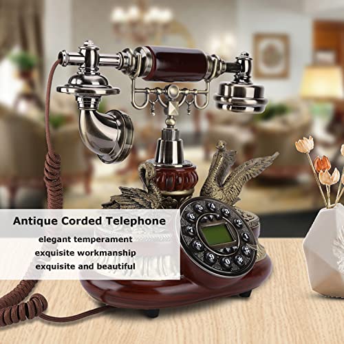 Teléfono Vintage Retro con Identificador de Llamadas miniatura 6