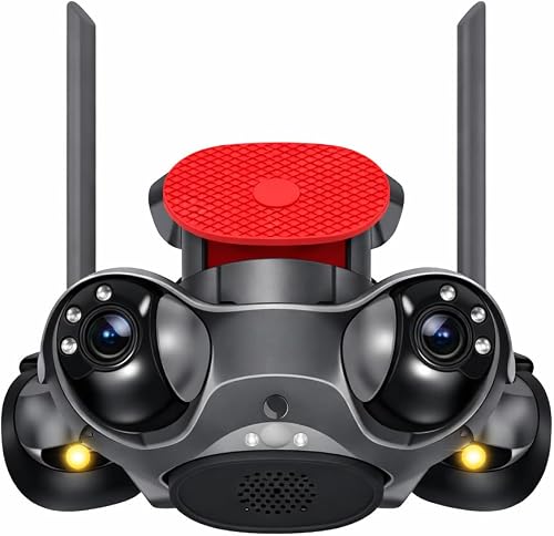 AL Wi-Fi Security Camera Four Lens Four Screen Outdoor PTZ FFVIDEO App
