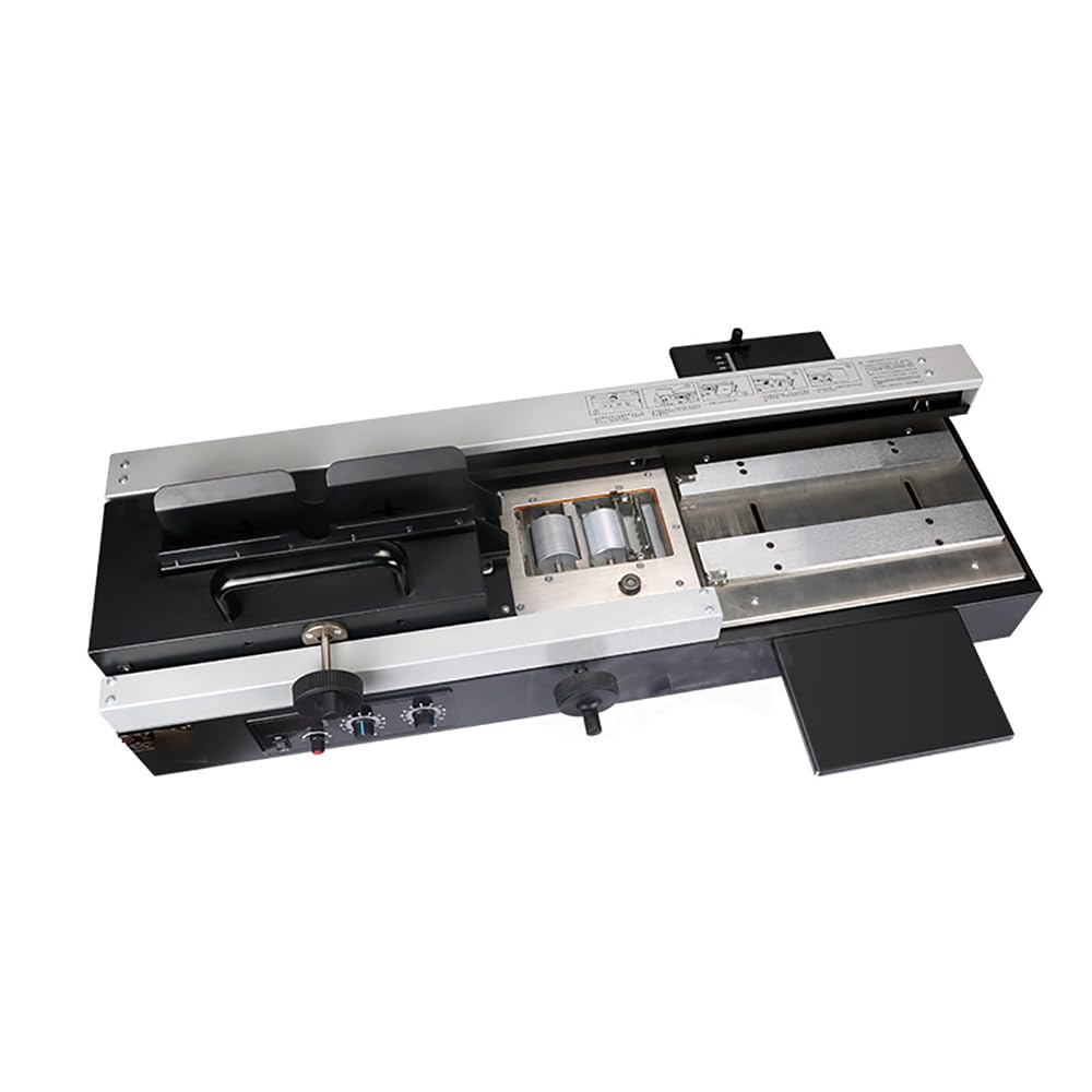 TsoLay Rilegatrice Carta Colla, Rilegatore Elettrico 1400W con Ruota Fresa in Gomma, Spessore Rilegatura Massimo 40mm, per Gare, Contratti Polizze Assicurative, Rapporti