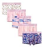 abandi Men's Underwear Boxer Briefs, Soft Cotton Stretch Underwear for Men, Cute Boxer Brief Panties 5 Packs,Pink002 Size XS
