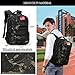 Houart Camo Backpack,Boys Backpack for Scool Military,40L Army Bookbag Waterproof for Middle Elementary