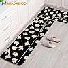 Mloabuc® Yellow Lemon Decorative Kitchen Mats Set Of 2 - View #5