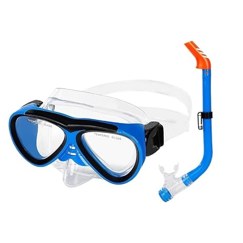 Diving Goggles Breathing Tube PE Side Bone Bag Set Swimming Equipment Tempered Glass