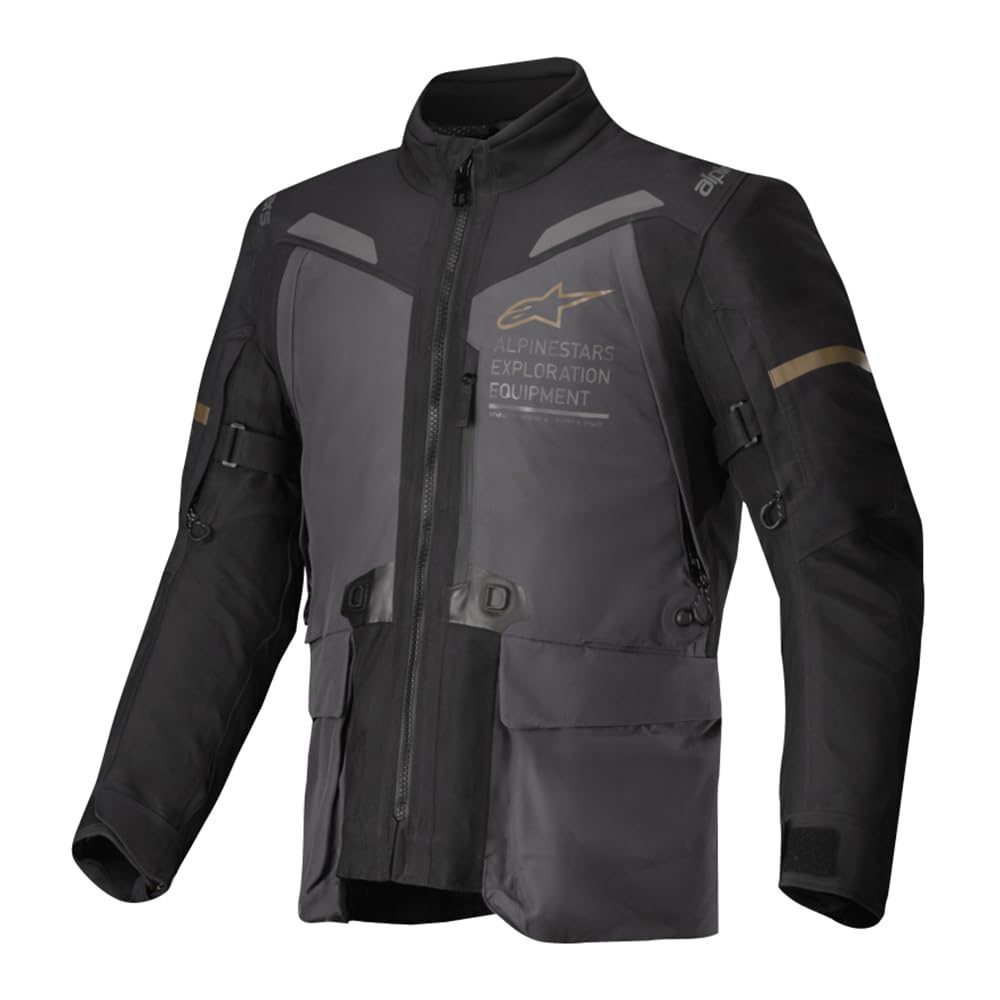Alpinestars ST-7 2L Gore-Tex waterproof Motorcycle Textile Jacket, black/grey, XL