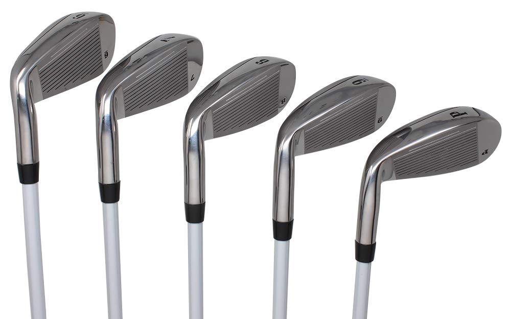 Extreme X7 High MOI +2 inch Over XL Big & Tall Men's Complete 5-Piece Iron Set (6-PW) Right Handed Regular R Flex Graphite Shafts (Tall 6'3
