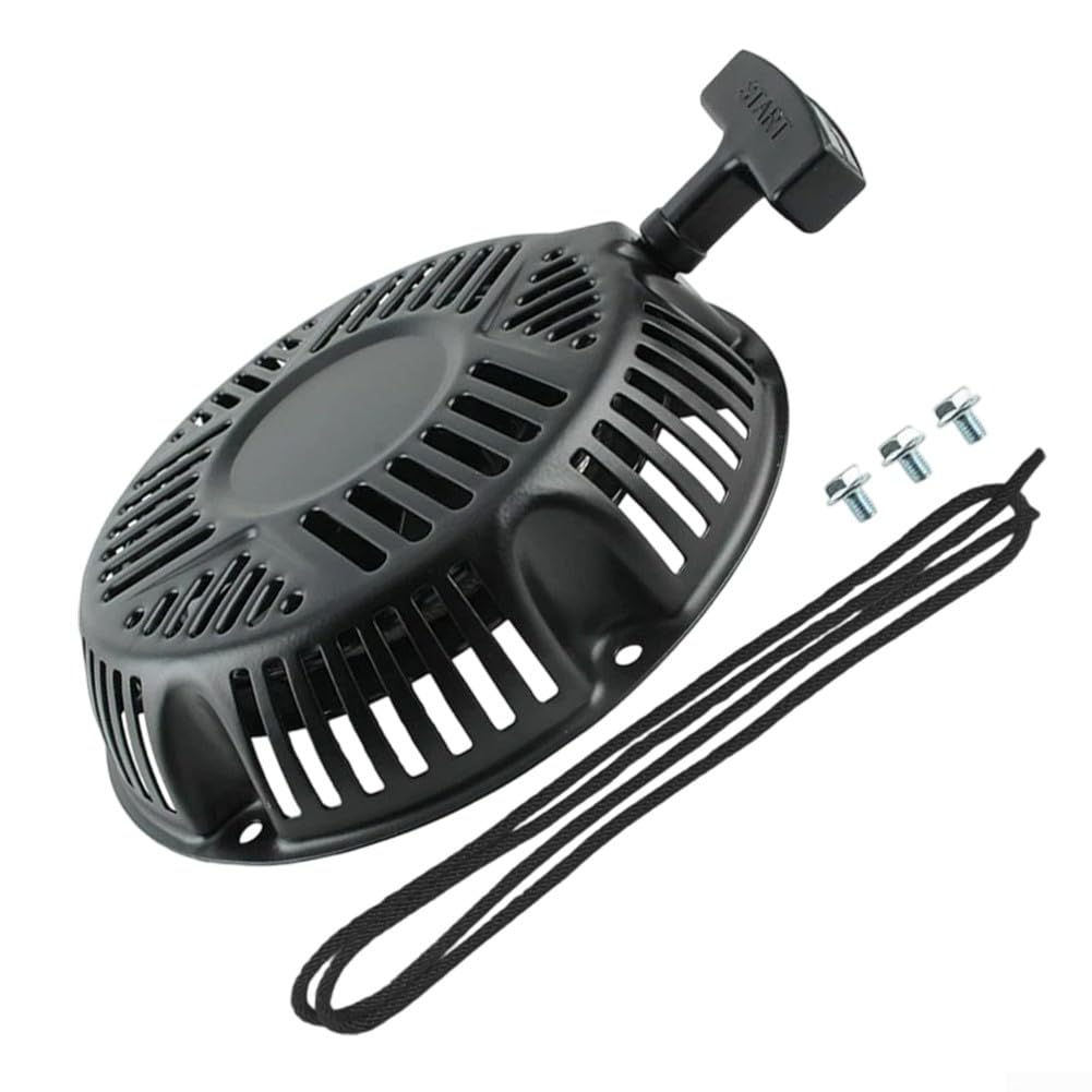 Oniissy For 420cc Engine Recoil Starter Assembly Compatible With 13.5HP 2100 Series Horizontal Shaft Generators With Screws