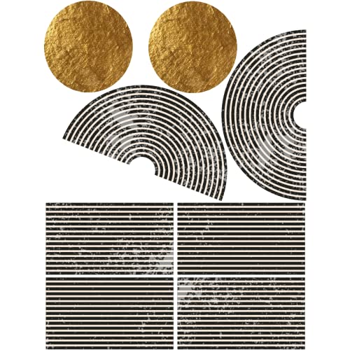 Ambiance Sticker Non-Woven Wallpaper Giant Frescoes Pre-Pasted Arch Astratti Aztech Decorative Label Height 80 x Length 60 cm - Image 2