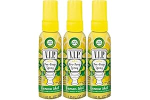V.I.P. Pre-Poop Toilet Perfume, Lemon Idol, 1.85 Fl Oz (Pack of 3)